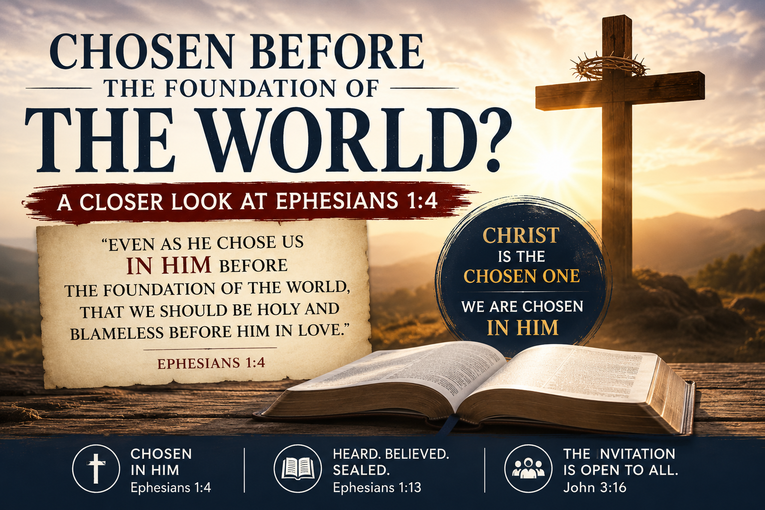 Chosen Before the Foundation of the World?